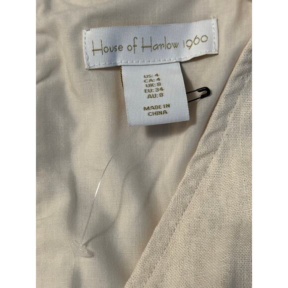 NWOT House of Harlow 1960 Nicole Richie Boho Beaded Mini Dress - Picture 3 of 11